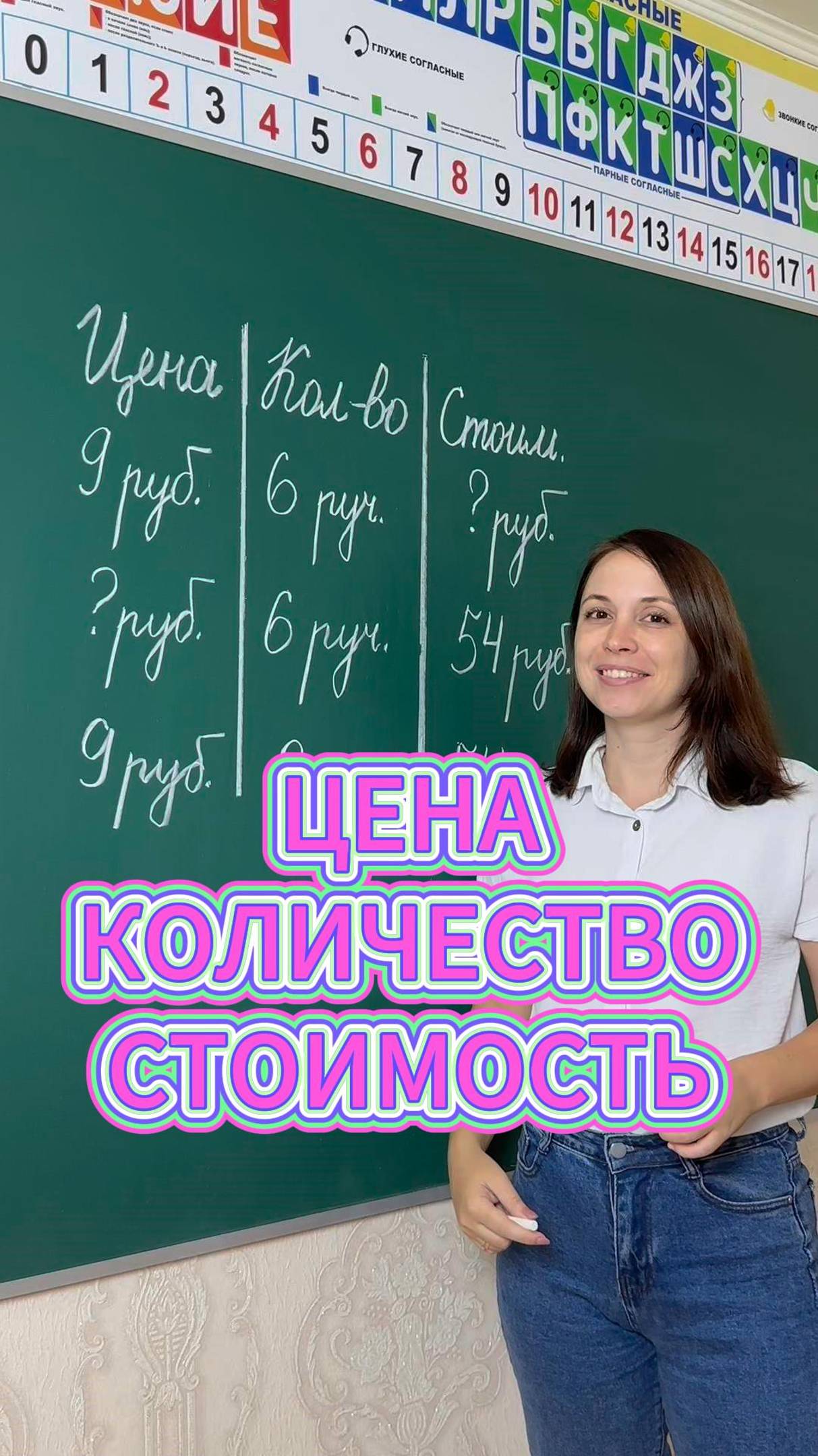 Цена, количество, стоимость. Получите пробный урок с 1 по 4 класс: https://t.me/all_in_school