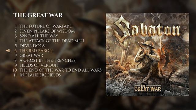 SABATON - The Great War (Full Album)