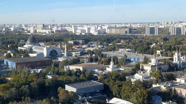 Подъем на колесе обозрения Солнце Москвы, ВДНХ