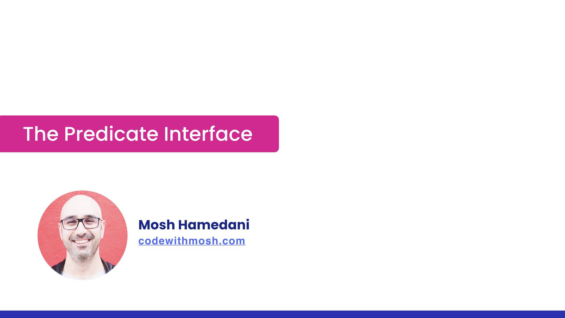 53- The Predicate Interface