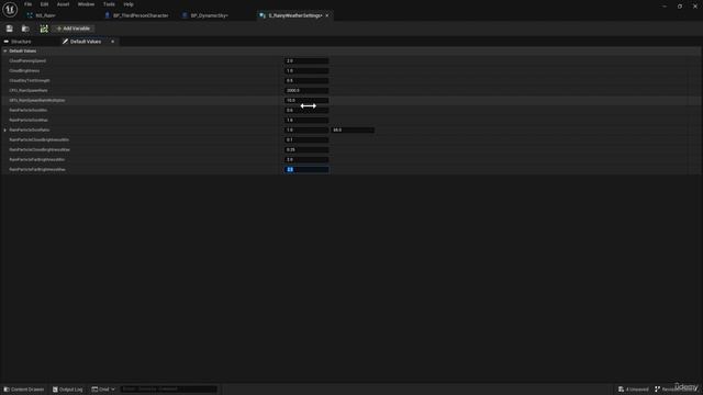 18. Rain FX User Parameter