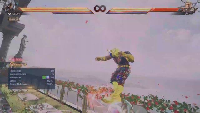 Tekken 8 Lee B,B+4 combo!😎