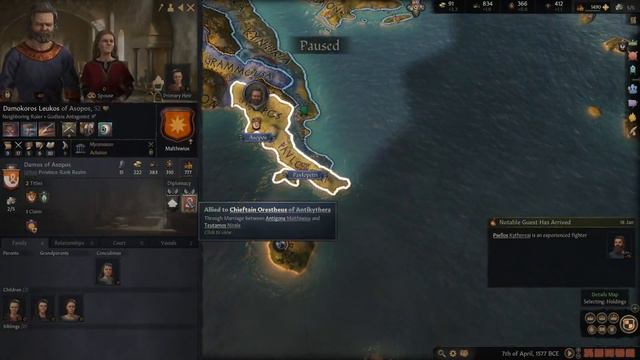 Bronze Age Mod #3 ATHENS - Crusader Kings 3 - CK3 Let's Play Part 1