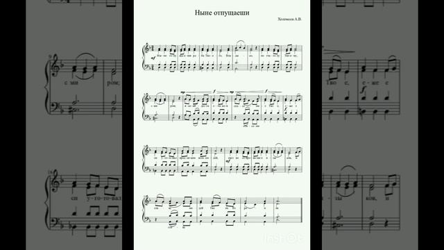 Ныне отпущаеши. Холомеев А. В.