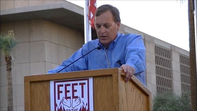 Feet to the Fire Rally AZ Capitol (Andy Biggs)