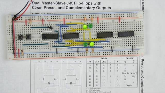 Master-slave JK flip-flop