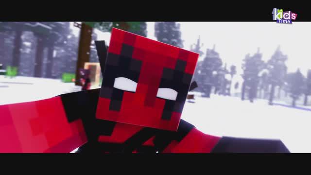 MINECRAFT Вступительная сцена Дэдпула и Росомахи, но в МАЙНКРАФТЕ (анимация)