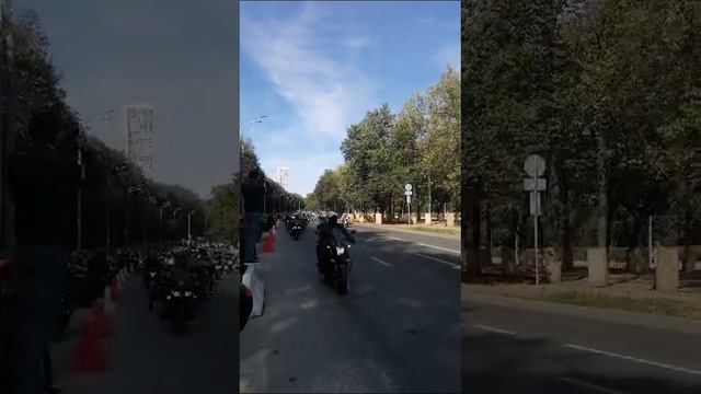 Байкеры в Москве. Поехали