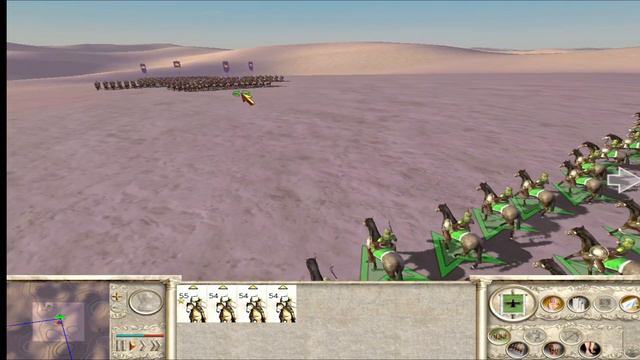 217 Bacterian Horsemen vs 217 Prodromoi - Rome Total War Alexander