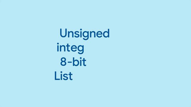 Uint8List (Technique of the Week)