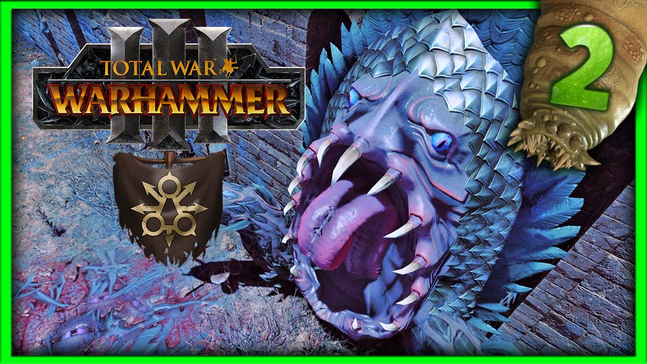 Тамурхан Total War Warhammer 3 прохождение сюжетной кампании (Войско личинок - Нургл) - часть 2