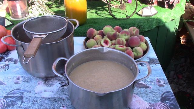 Заготовки на зиму. Персиковый сок