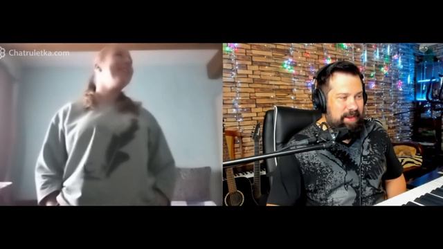 Девушка с Украины спела для меня ЧЕРВОНА РУТА