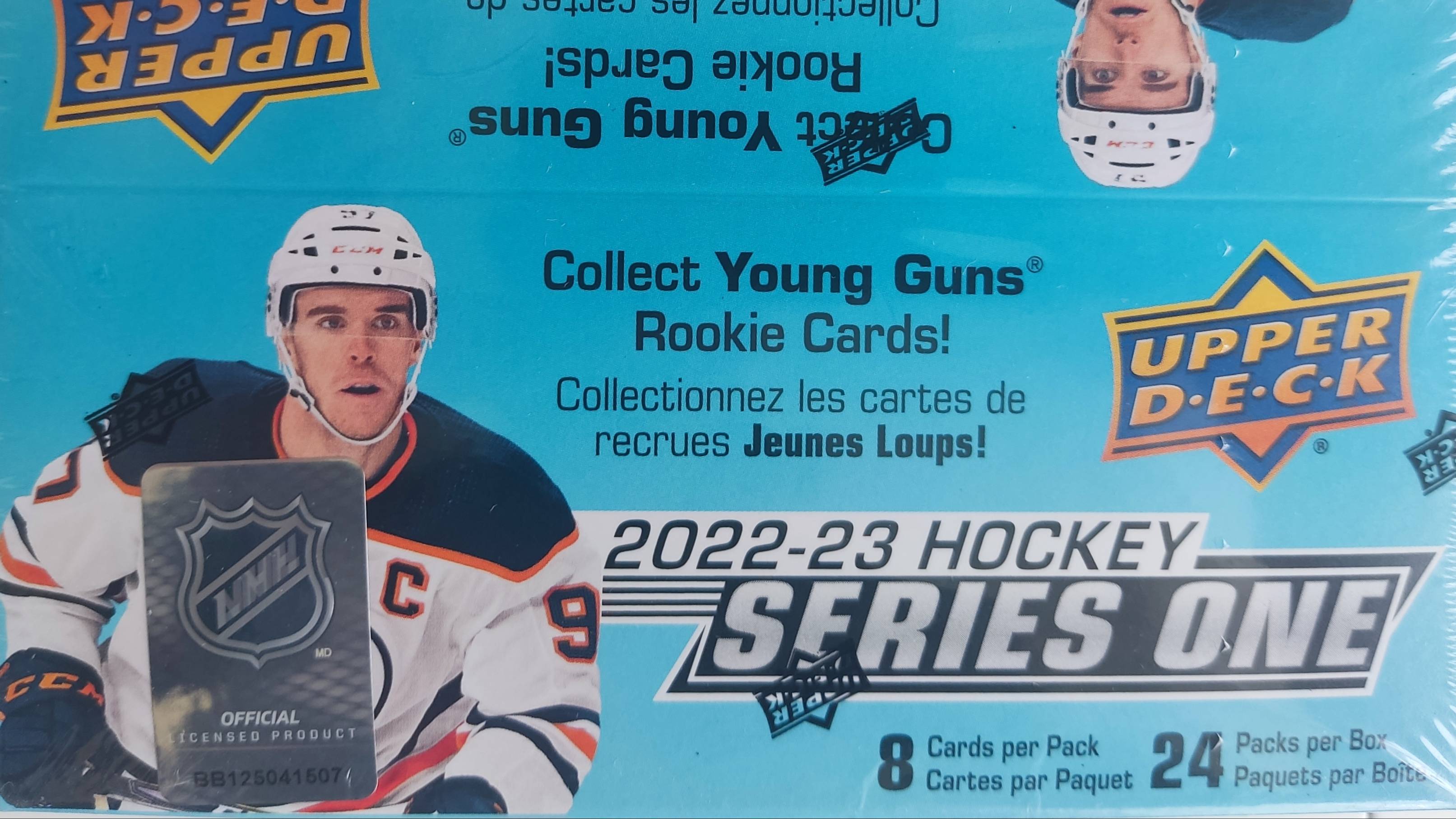 Брейк 2022/23 Upper Deck Series 1 Hockey Retail 24-Pack Box.mp4