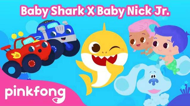 Baby Nick Jr. | Sing with Baby Shark, Blaze, Gil and Blue | Nick Jr. Crew x Baby Shark