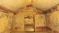 Decorated Tomb in Tarquinia, Italy