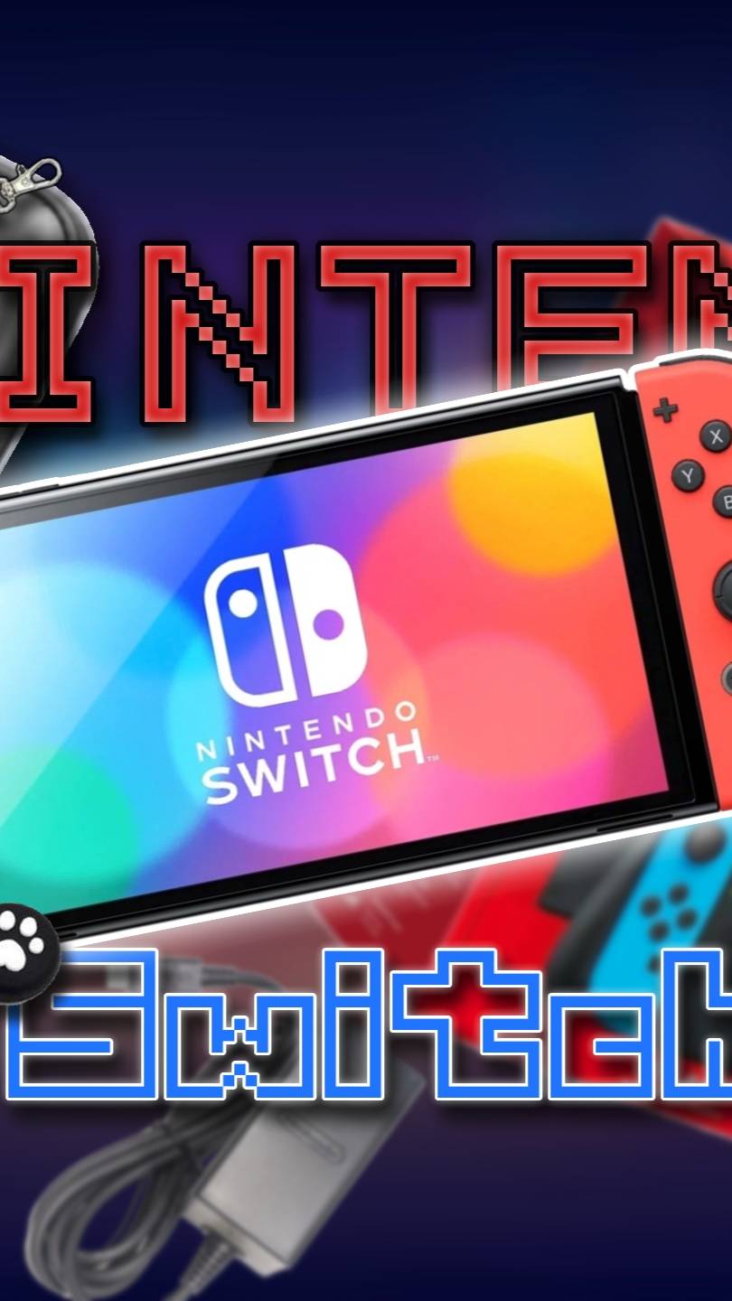 Nintendo Switch Oled 2024 | Прошитая + Распаковка ASMR + несколько аксессуаров (teaser)