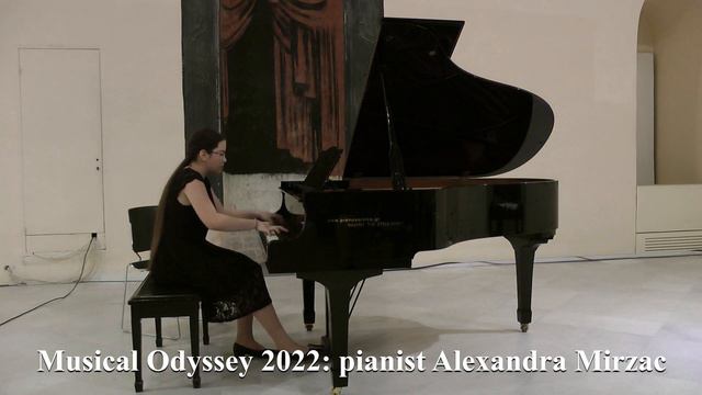 Musical Odyssey 2022: pianist Alexandra Maria Mirzac