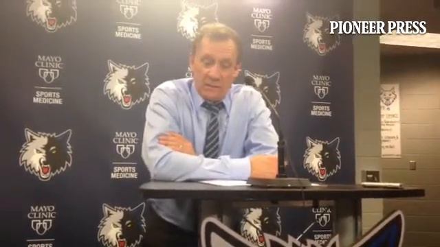 Video: #Twolves coach Flip Saunders on the need for better personnel to help improve the defensive