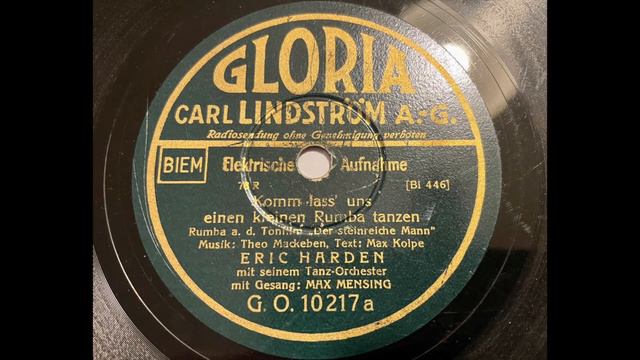 Orchester Eric Harden - Komm, laß uns einen kleinen Rumba tanzen
