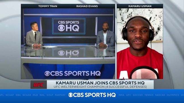 Kamaru Usman Says Conor McGregor is SCARED to Fight Him | CBS Sports HQ