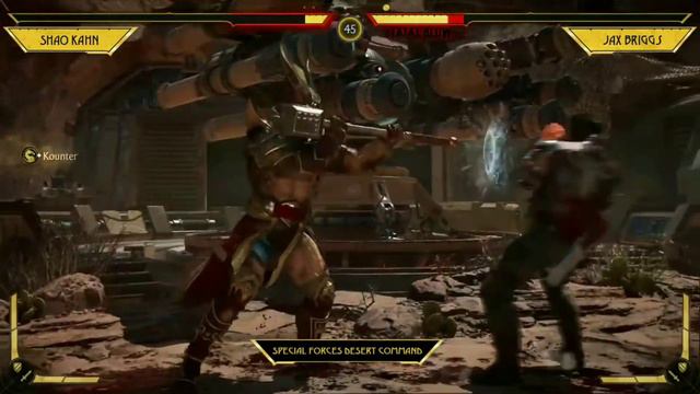 Shao Kahn vs Jax Briggs | MK11 |  hard action fight