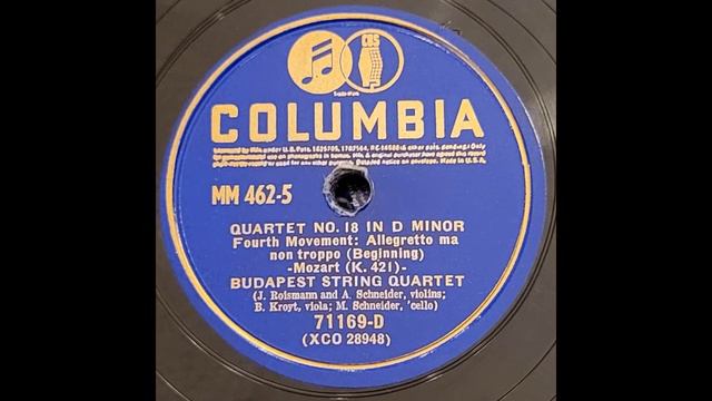 Mozart - Quartet No. 15 in D Minor (5 of 6)
