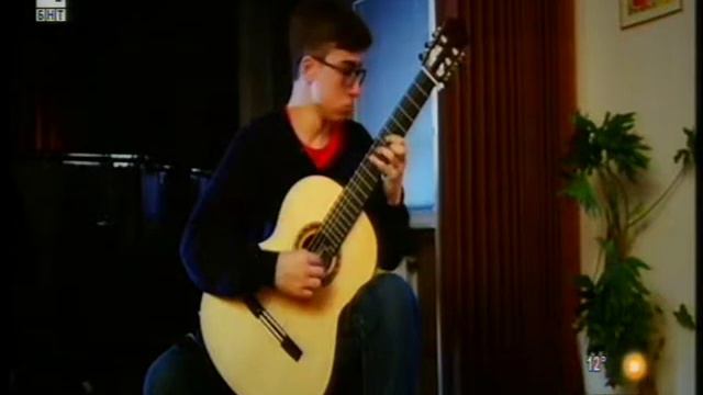 George Dimitrov (14), classical guitar. On TV - BNT1, 2015