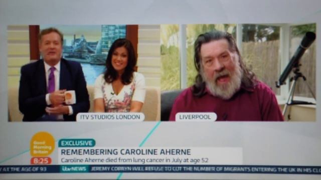Ricky Tomlinson asks why Caroline Aherne didn't get a State funeral... ?