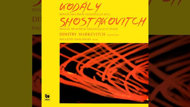 Cello Sonata, Op. 8: III. Allegro molto vivace
