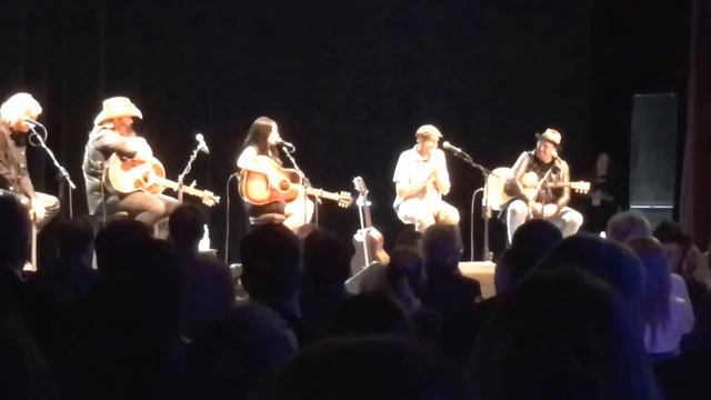 James Taylor sings Steamroller Blues and Sweet Baby James with Joe Walsh at All For The Hall benefi