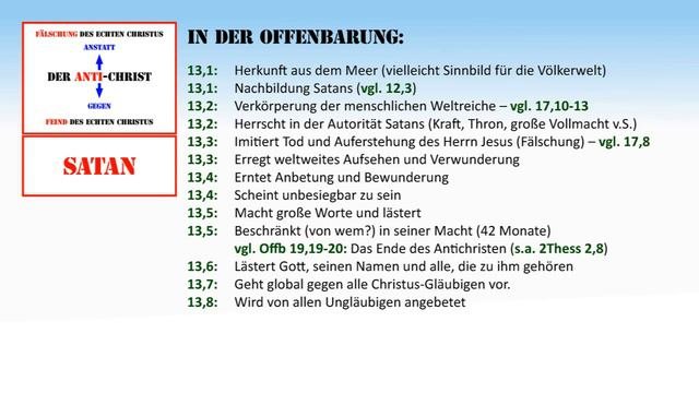 Der Antichrist und sein Stempel