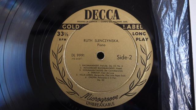Ruth Slenczynska – Encore! Decca – DL 9991
