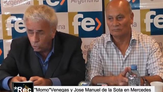 José Manuel De La Sota, Gobernador de Córdoba y precandidato a presidente por el partido FE