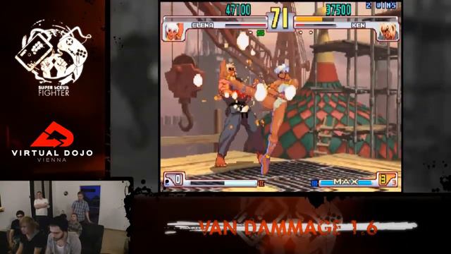 SF3TS - nozarex [elena] vs. diko [ken] - VanDammage 1.6 Grand Finals