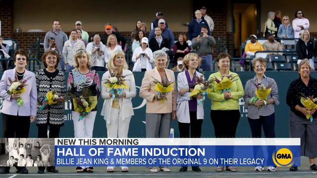 Trailblazing tennis star inducted to the Hall of Fame l GMA