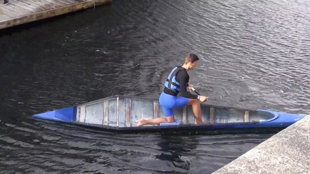 Leon's First Attempt In A C1 Canoe 20 June 2012