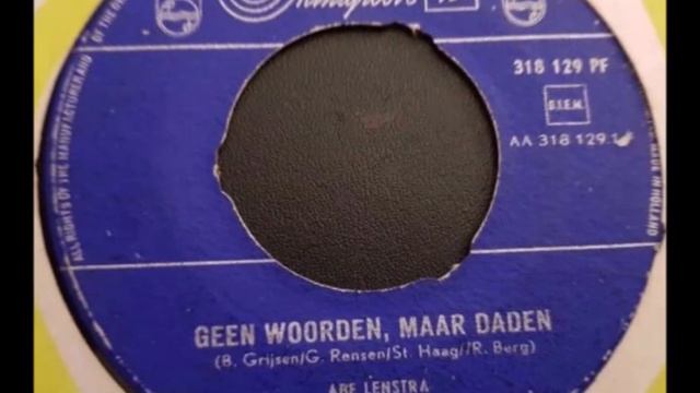 Abe Lenstra -  Geen woorden, maar daden (1958)