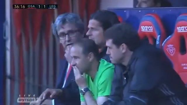 Leon S  Penalty Goal  Osasuna 1 - 1 Leganes 09/04/2017