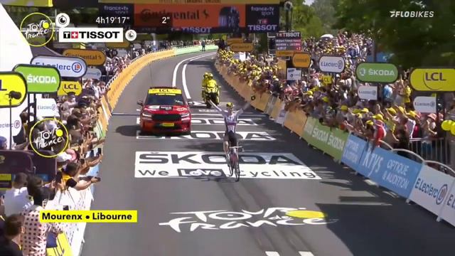 Matej Mohoric Holds Long Range Attack To Win Stage 19!