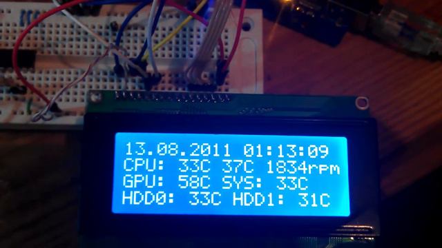 LCD smartie with arduino 4x20