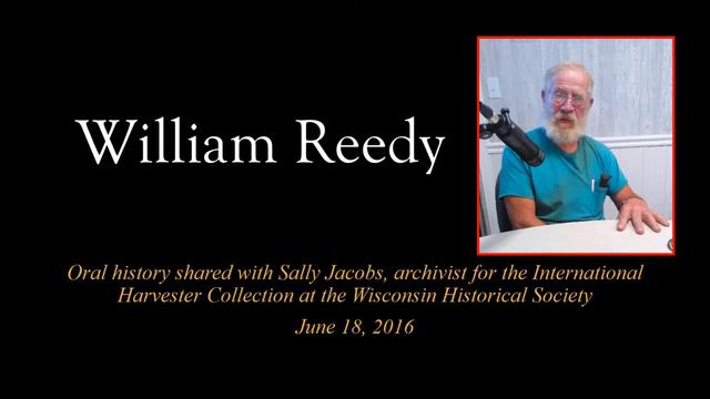 William Reedy's Historical Research into IH