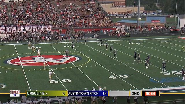 Austintown Fitch vs. Ursuline High School Football Game Part 1
