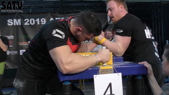 WAR MATCH BETWEEN VAIOS ANTHOULIS VS NICLAS LINDBERG AT SWEDISH NATIONALS ARMWRESTLING 2019