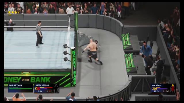 WWE 2K19 ACE ADAMS VS BROCK LESNAR FOR THE TITLE