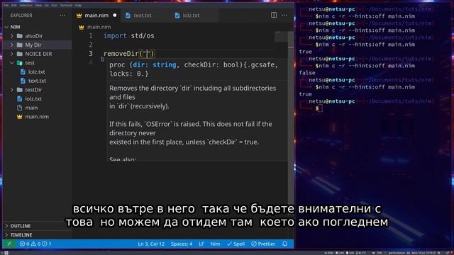 37 - Nim език за програмиране - Туториал - български AI превод