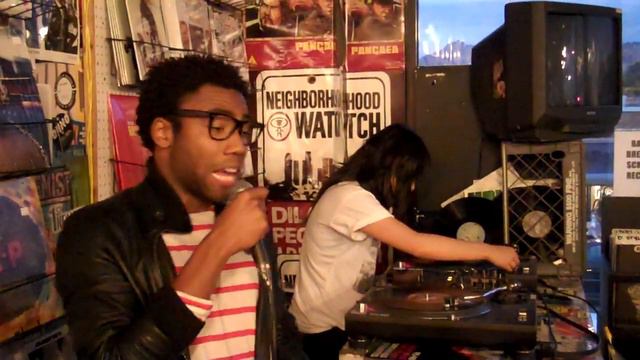 Donald Glover - Childish Gambino with DJ SoSuperSam LIVE at FatBeats, LA part 2-9