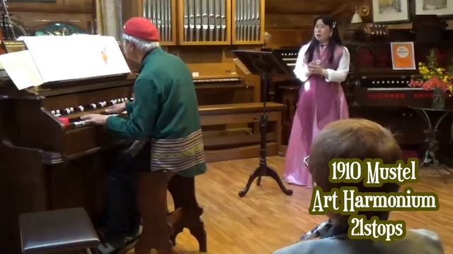 【Ave Maria Schubert 】Sop Mihori  Org Noriyuki Hara Mustel Art Harmonium 2016Spring Conc