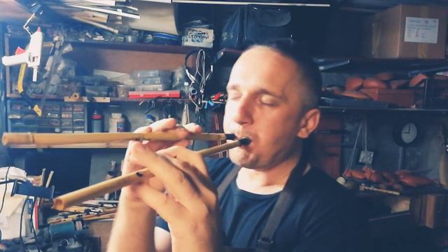 Dorian Aulos in wooden box to the U.S. / Дорийский авлос