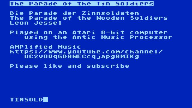 The Parade of the Tin Soldiers – Leon Jessel
